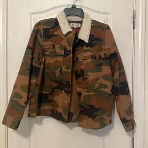 Madewell camo jacket